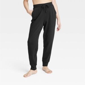 Women's Fleece Lounge Jogger Pants -
Colsie™ Black